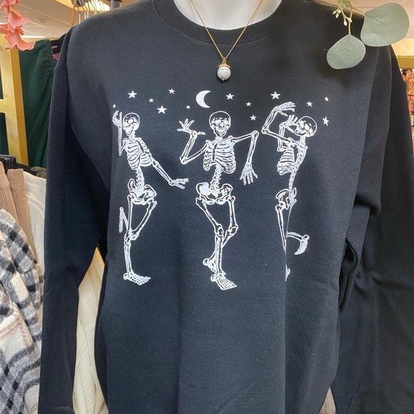 Dancing Skellies Cozy Crew Neck - Picture 2 of 2